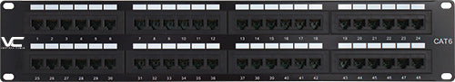 CAT6 48-Port, 110 IDC Patch Panel | 2U