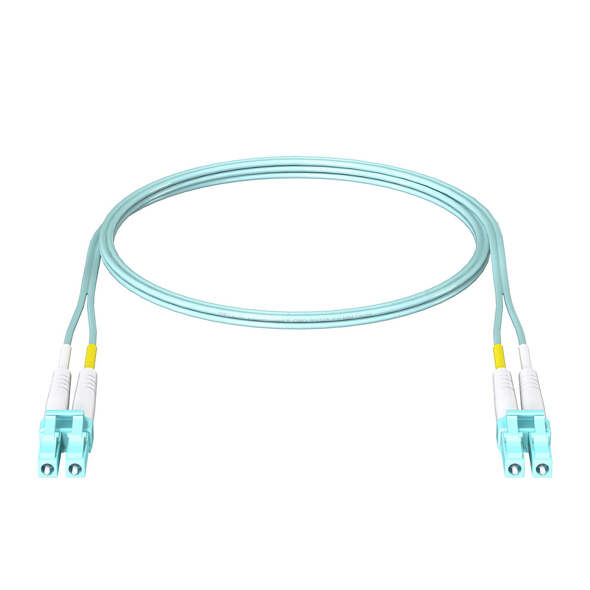 Optical Fiber 2-mm Duplex Patch Cord OM3 LC-LC - 1M