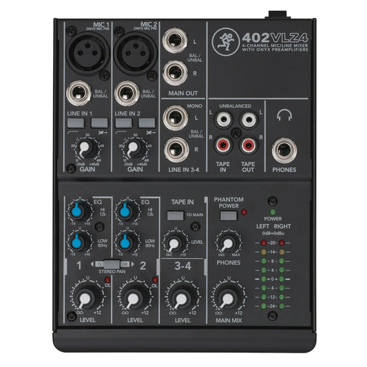 402VLZ4 4-Channel Ultra-Compact Analog Mixer