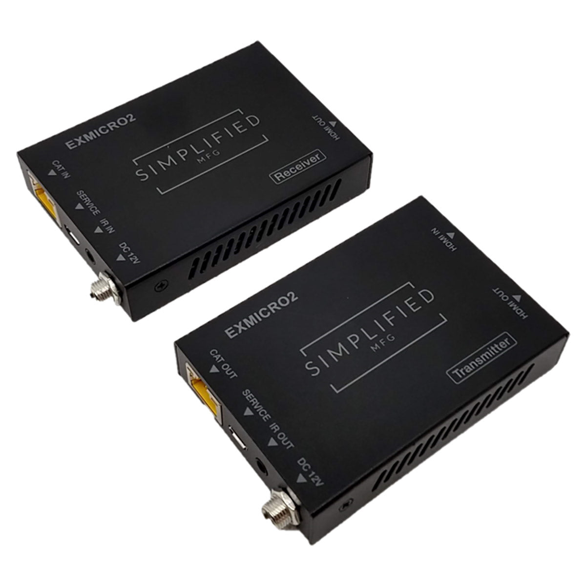 EXMICRO2 50m HDR 4K HDMI Extender with IR Control from Display to Source