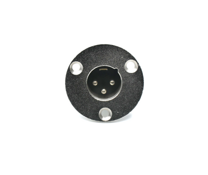 Round XLR Male Panel Mount