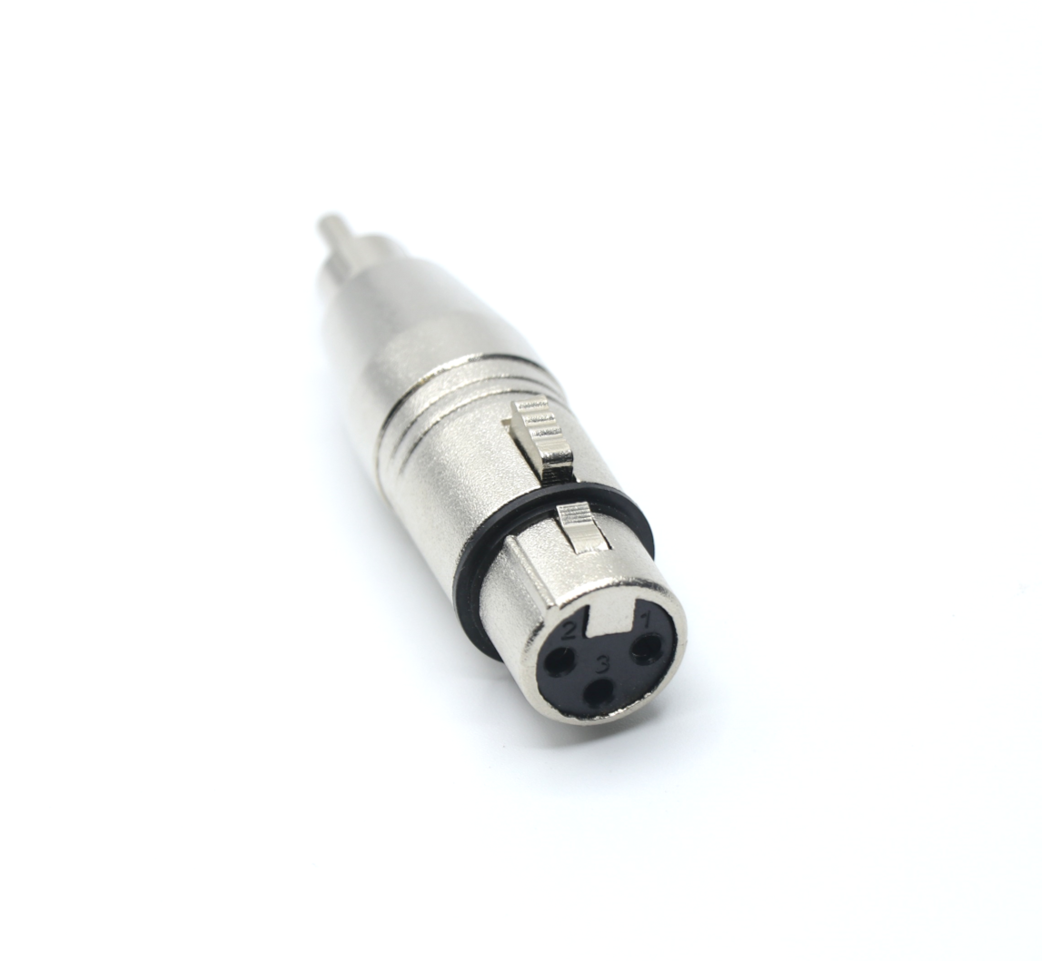 XLR Female to RCA Male Adapter