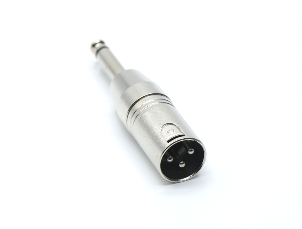 XLR Male to 1/4" Male Mono Adapter