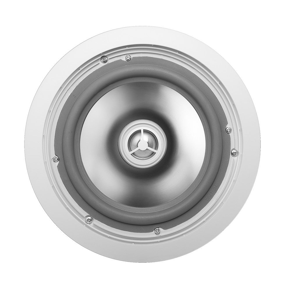 8" 150W Weather Resistant Outdoor In-Ceiling Speaker w/ Built-in Crossover, Pair - ICE840WRS