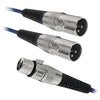 XLR Female to (2) XLR Male Balanced Cable