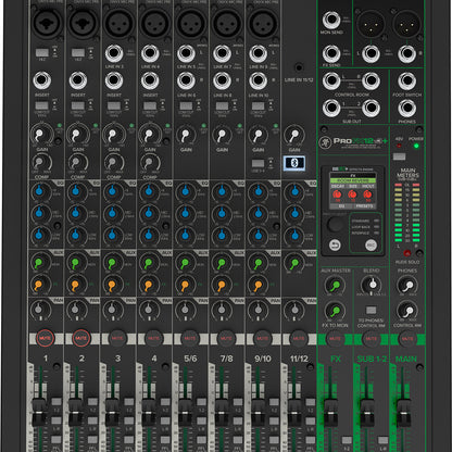 ProFX12v3+ 12-Channel Analog Mixer with Enhanced FX, USB Recording Modes & Bluetooth®